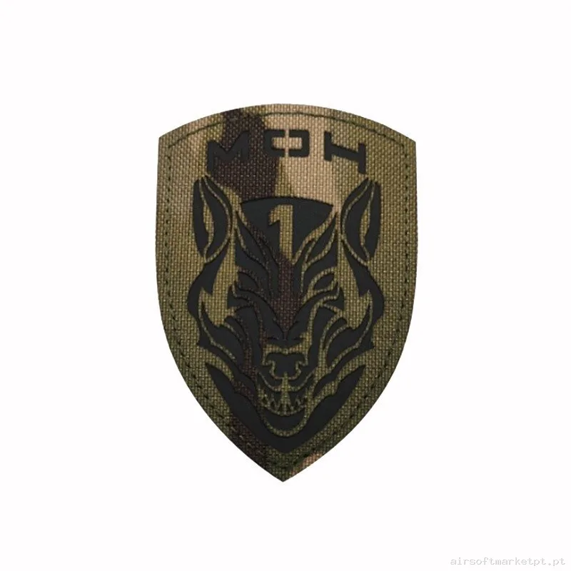 PARCHE DE TELA LOBO MULTICAM — Patches & Decoração — Airsoft Market PT