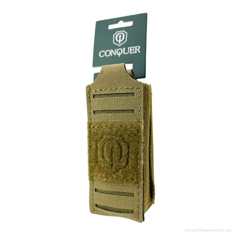 Pouch Multiusos Conquer Dead Rag tan — Coletes & Rigs — Airsoft Market PT