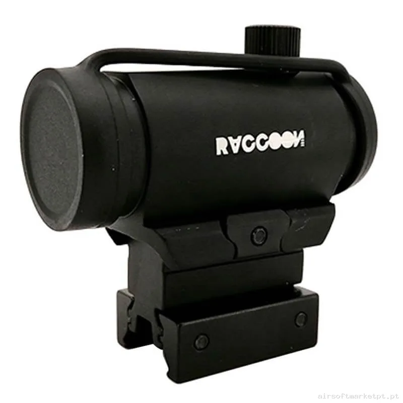 Mira Ponto vermelho T1 Raccoon Rrd008 negro — Miras & Ópticas — Airsoft Market PT