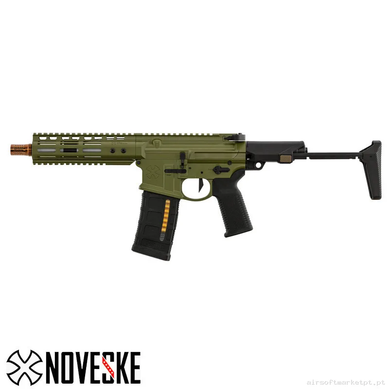 Réplica GBB Double Eagle MWS Ghetto Blaster 7″ Noveske Verde — Rifles de Assalto (AR/M4/AK) — Airsoft Market PT (foto 3)
