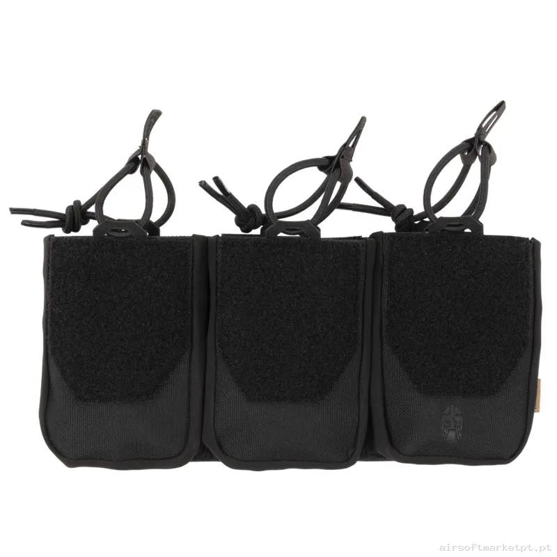 Pouch Magazine Pouch Triplo M4/Ak Ragnar Valhalla System Insert Frey M4/Ak Triplo negro — Coletes & Rigs — Airsoft Market PT