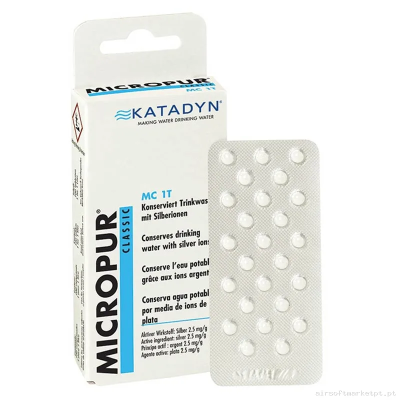 Pastilhas Conservadoras (Não Potabilizadoras) Micropur Classic Mc 1t 4x25 — Outros — Airsoft Market PT
