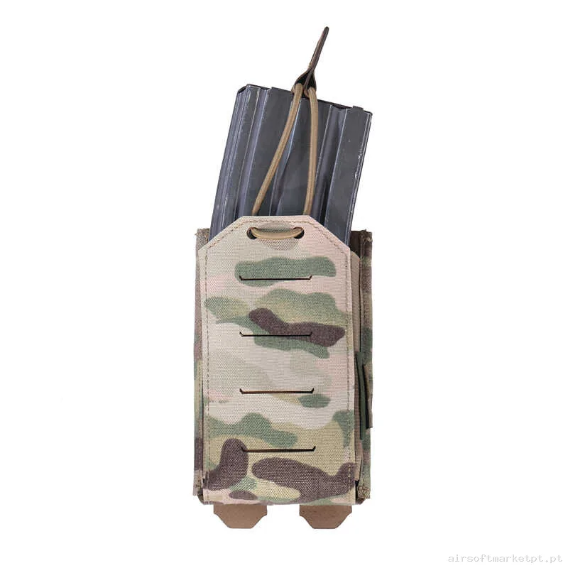 Bolsa Magazine Pouch M4 Warrior Assault Laser Cut Single Bungee Open Top multicam — Coletes & Rigs — Airsoft Market PT