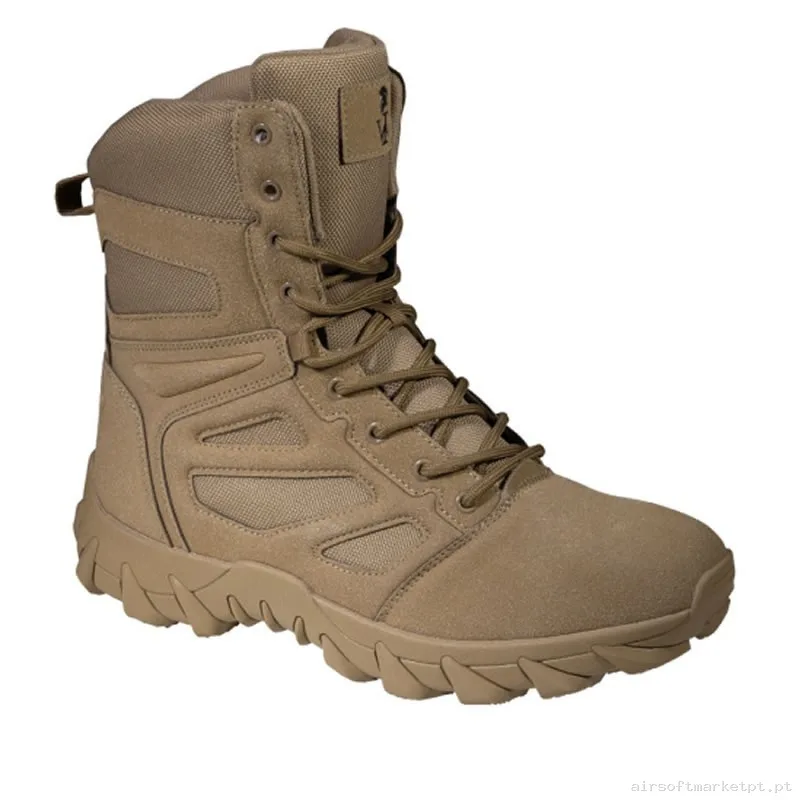 BOTA IMMORTAL WARRIOR ALPHA 8” COYOTE CAÑA ALTA - 40 — Calçado — Airsoft Market PT