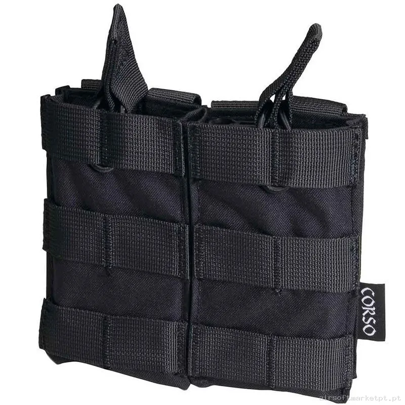 Pouch Corso Cargador M4 Doble Dagger Molle Negro — Coletes & Rigs — Airsoft Market PT