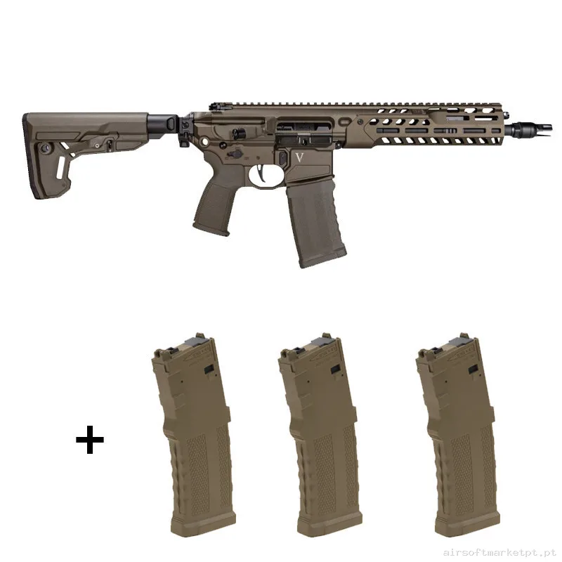 Secutor Centurion V Coyote Mws Gbb + 3 cargadores Centurion — Rifles de Assalto (AR/M4/AK) — Airsoft Market PT