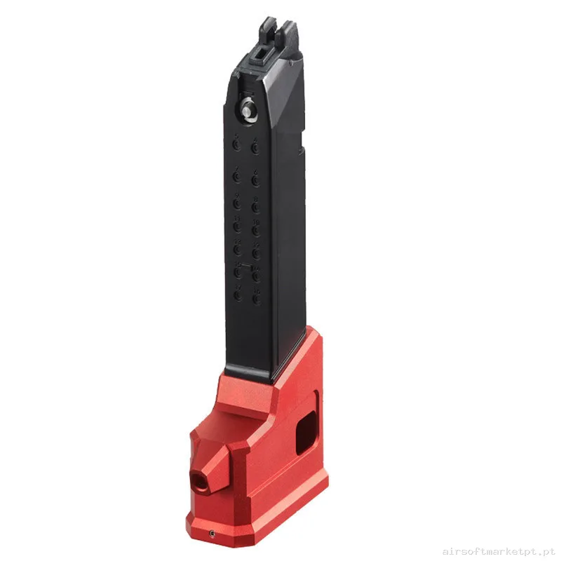 Adaptador Hpa Cargador AAP01/EU7 A M4 Lancer Tactical Rojo — HPA & Linhas — Airsoft Market PT