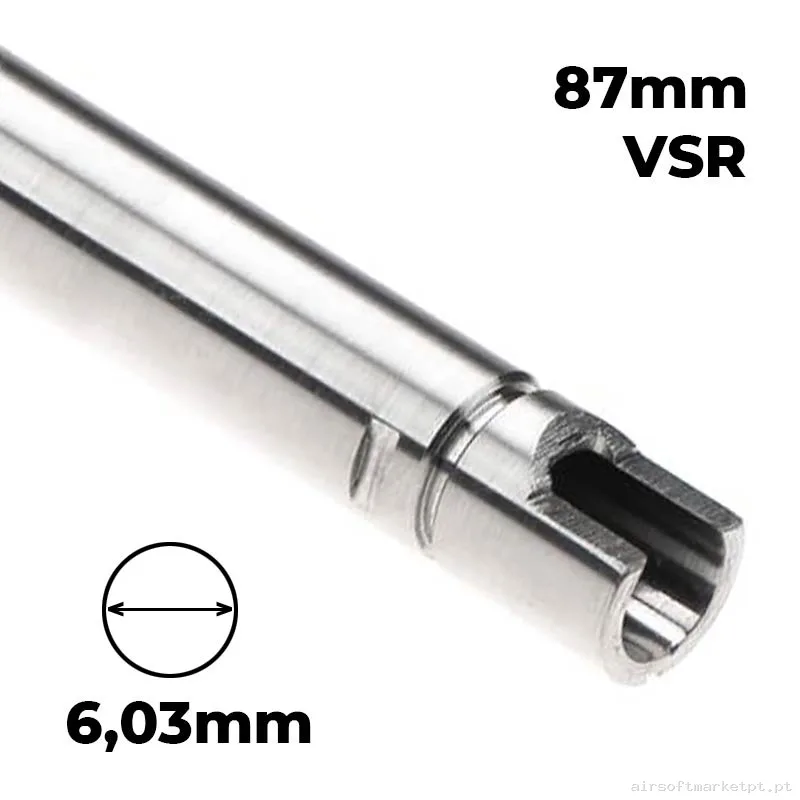Interno Cano Precisão VSR 6.03 87mm Lambda 03 GBB para Tokyo Marui Glock 19 — Peças Internas (AEG) — Airsoft Market PT