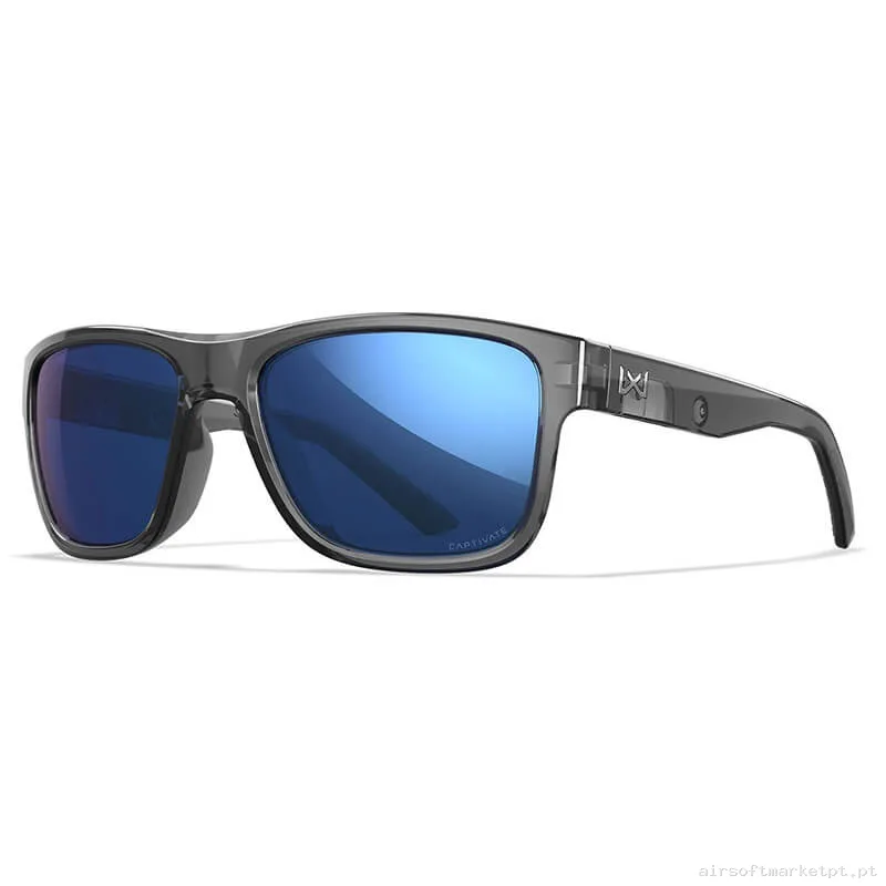 Óculos Wiley X Ovation Captivate azul Polarizado cinza Escuro — Proteção Ocular & Facial — Airsoft Market PT