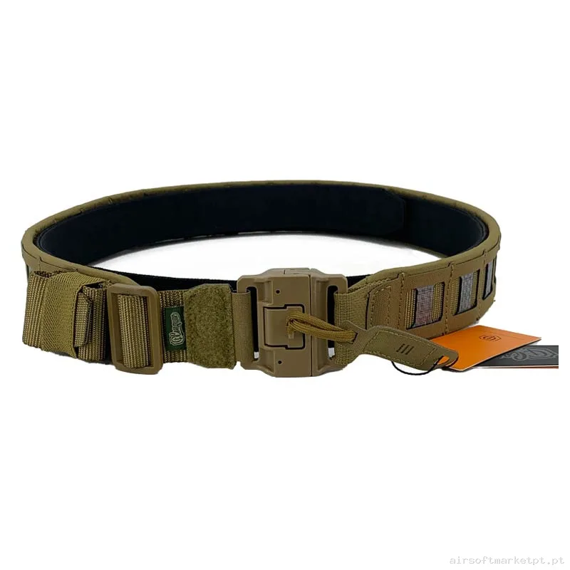 Cinturão tático Conquer Tegris Mqr Belt coyote Brown — Gear Táctico — Airsoft Market PT