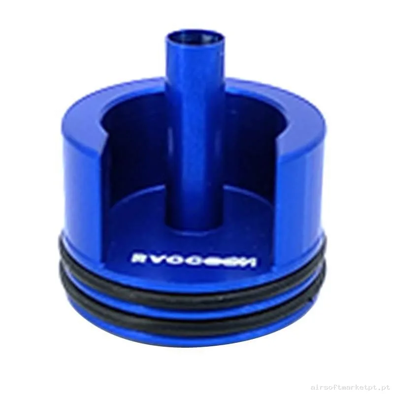 Interno Cabeça Cilindro Ver.3 Raccoon Rh002 Short Pad on the Button Alumínio azul — Peças Internas (AEG) — Airsoft Market PT