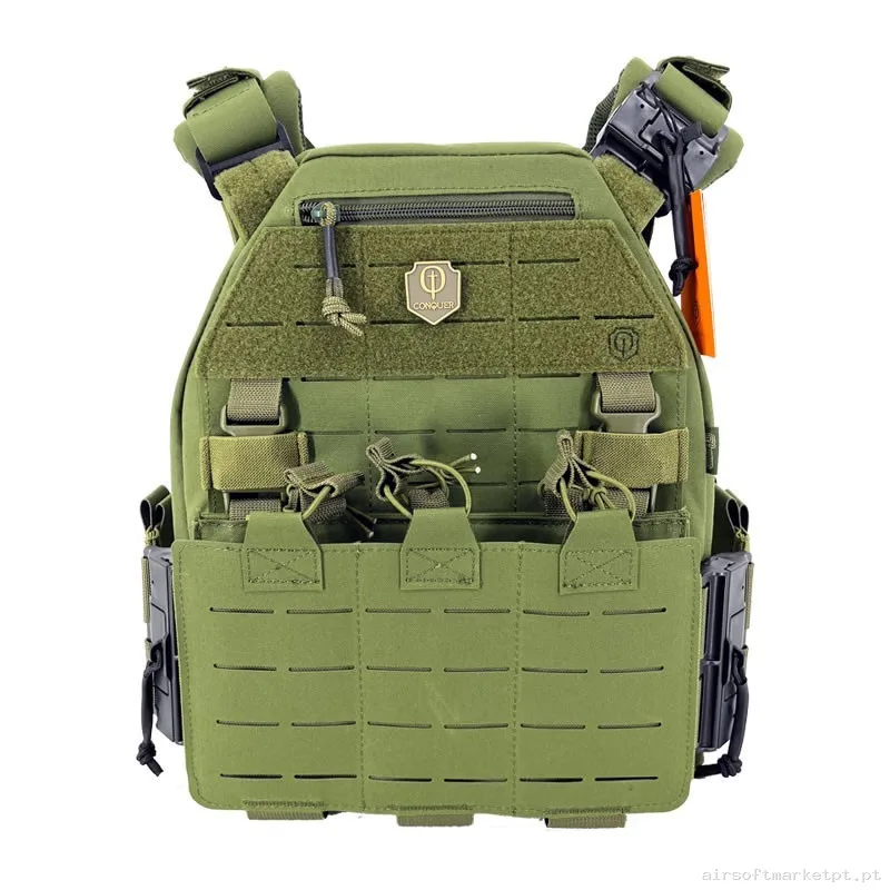 CHALECO CONQUER MQR VEST OD — Coletes & Rigs — Airsoft Market PT