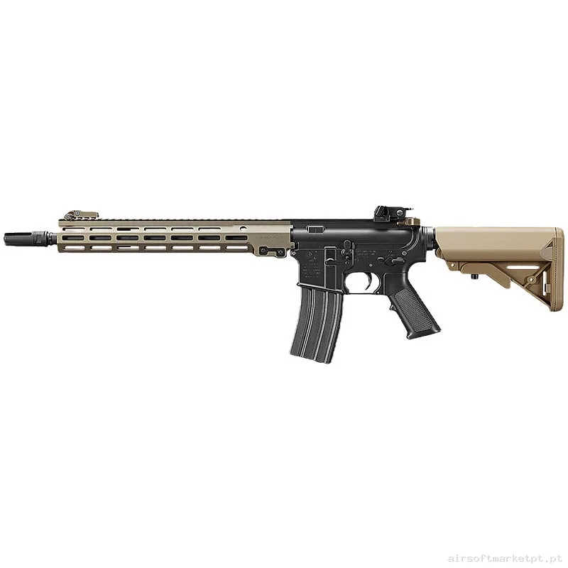 Réplica AEG M4 Tokyo Marui Urg-I 11.5" Sopmod Block 3 Recoil Next Gen negra/Tan (Reac) — Rifles de Assalto (AR/M4/AK) — Airsoft Market PT