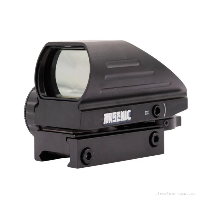 Red Dot Multireticula Arsenic Reticular Argon AS103 negro — Miras & Ópticas — Airsoft Market PT