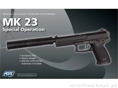 MK23 Socom ASG — Pistolas — Airsoft Market PT (foto 3)