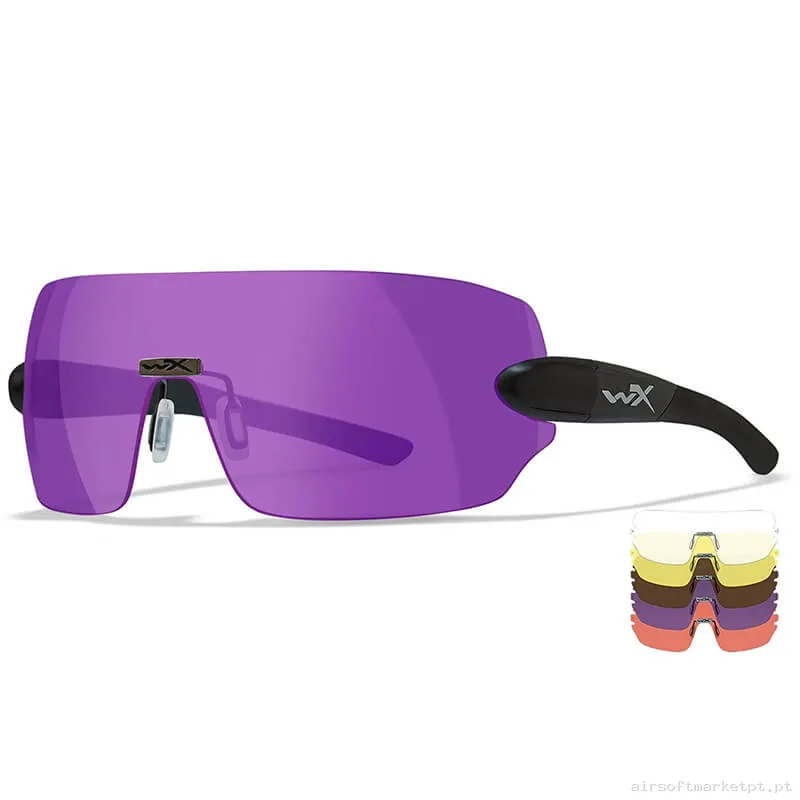 Óculos Wiley X Detection 5 Lentes Pretas — Proteção Ocular & Facial — Airsoft Market PT