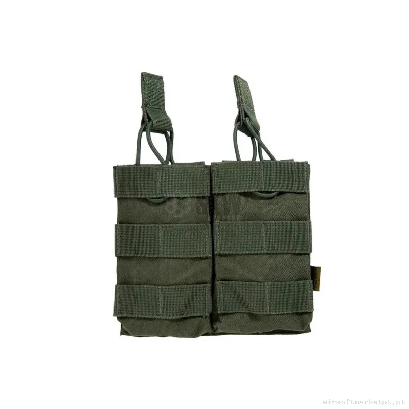 Pouch M4 Molle Doble Delta Tactics - OD Verde — Coletes & Rigs — Airsoft Market PT