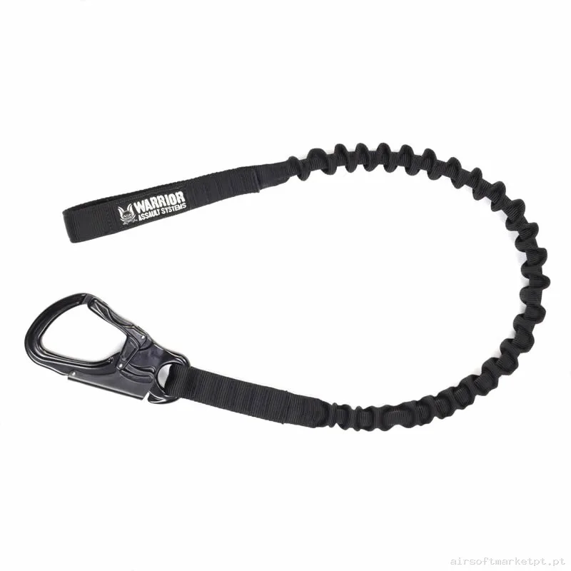 Correa Táctica Lifeline Warrior Assault Tango Personal Retention Lanyard preta — Gear Táctico — Airsoft Market PT
