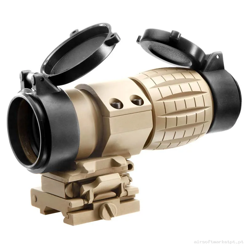 Mira telescópica Magnificador 3x Oem 301 de Abatible tan — Miras & Ópticas — Airsoft Market PT