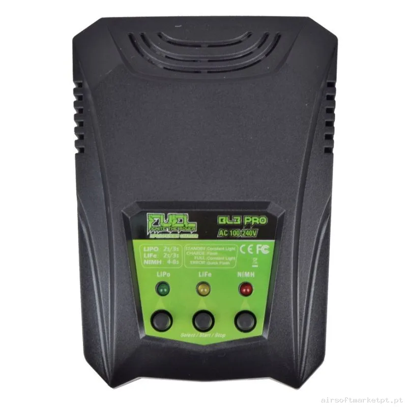 Carregador Balanceador Bateria Lipo/Life/Nimh/Nicd Fuel 7.4v/11.1v — Carregadores / Magazines — Airsoft Market PT