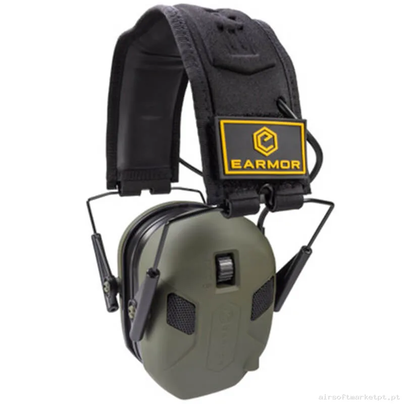 Protetor Auditivo Earmor M300x verde Fg — Rádios & Comunicação — Airsoft Market PT