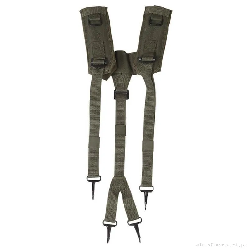 Tirantes Mil-Tec Lc2 Suspenders verde od — Gear Táctico — Airsoft Market PT