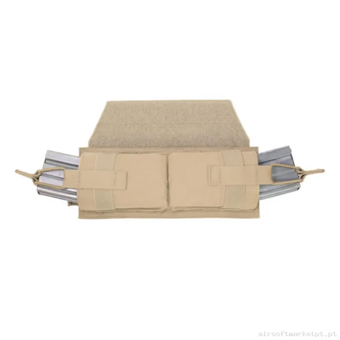 Pouch Magazine Pouch Doble M4 Warrior Assault Horizontal Velcro Mag coyote tan — Coletes & Rigs — Airsoft Market PT