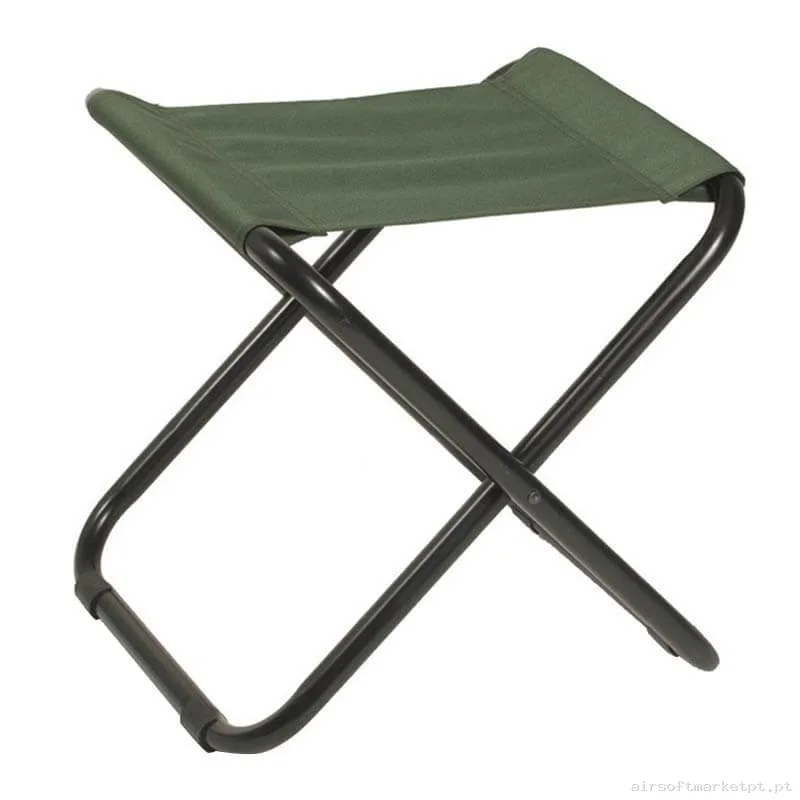 Cadeira de Camping Dobrável Mil-Tec sem Encosto verde od — Outros — Airsoft Market PT