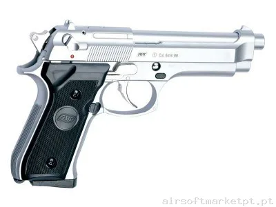 Beretta M92F ASG Prata — Pistolas — Airsoft Market PT (foto 2)