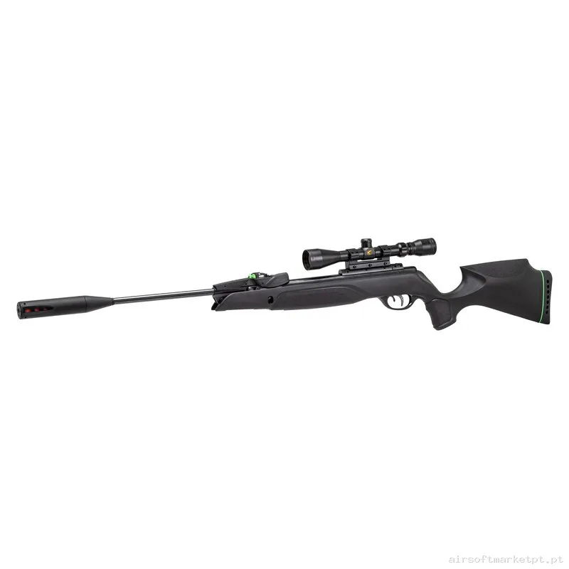 Airgun Gas Pistón 5.5mm Carabina Gamo Swarm Magnum Pro 10x Igt Mach 1 Gen 3i 24j con Mira telescópica 3-9X40 negra — Rifles de Assalto (AR/M4/AK) — Airsoft Market PT