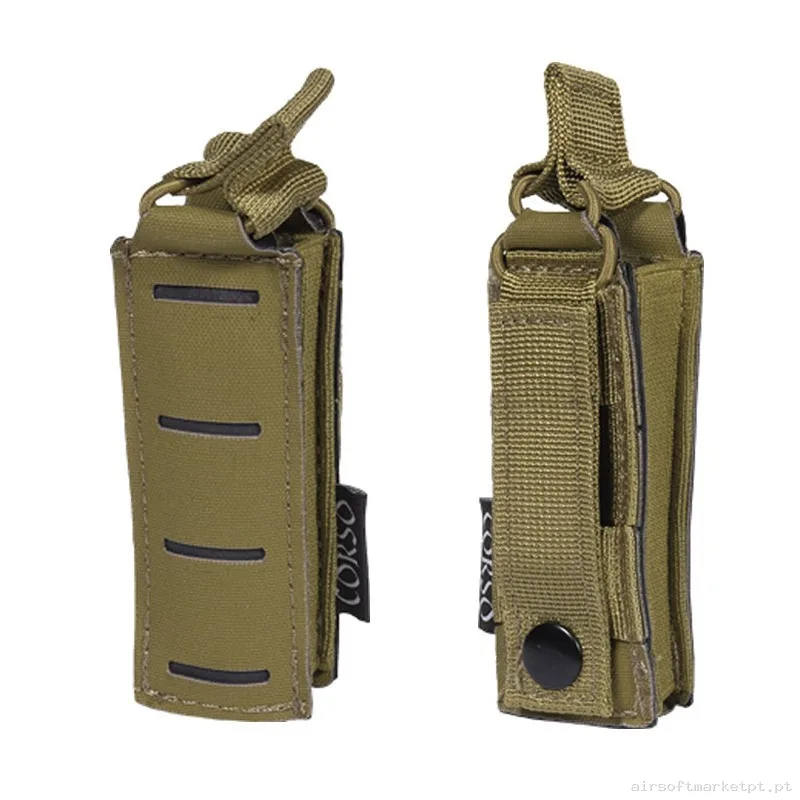 Pouch Corso Cargador Pistola Simple Dagger Mk1 Laser Coyote — Coletes & Rigs — Airsoft Market PT