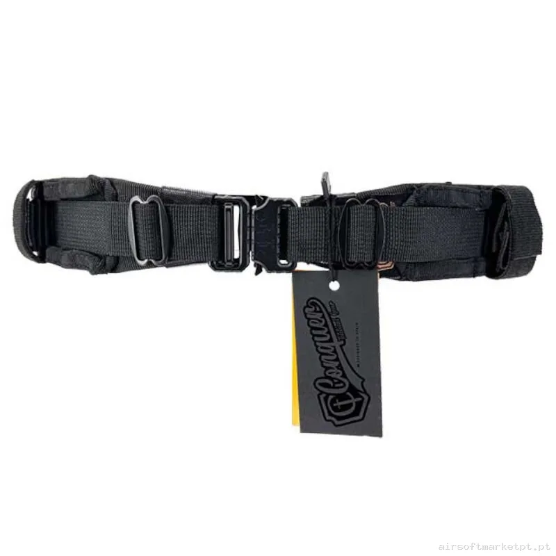 CINTURÓN FIRST LINE CONQUER FS BELT NEGRO - M — Gear Táctico — Airsoft Market PT (foto 2)