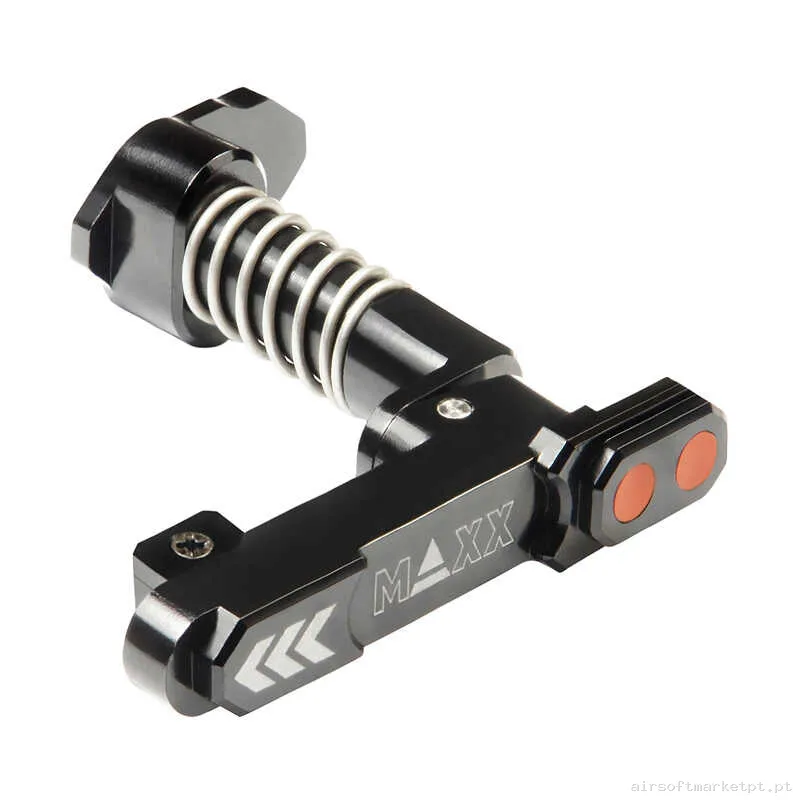 Externo Reten de Magazine M4 Ambidiestro Maxx Model Style B negro — Acessórios & Componentes — Airsoft Market PT