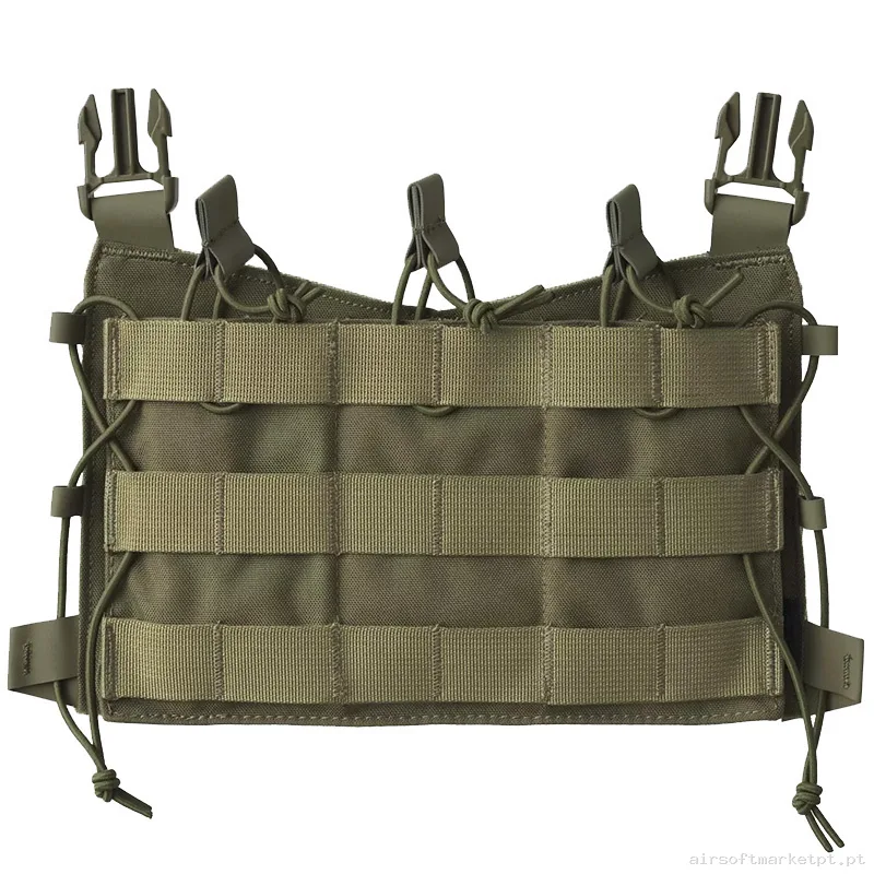 Front Panel Helikon-Tex Guardian Flap Cordura verde od — Coletes & Rigs — Airsoft Market PT