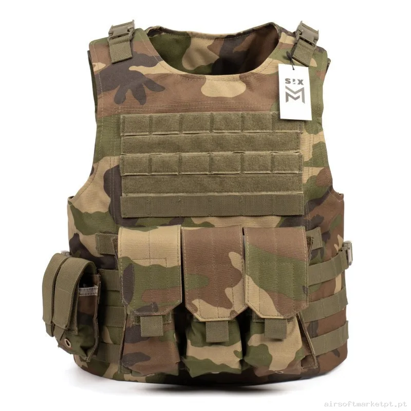 CHALECO SIXMM FSBE WOODLAND — Coletes & Rigs — Airsoft Market PT (foto 2)