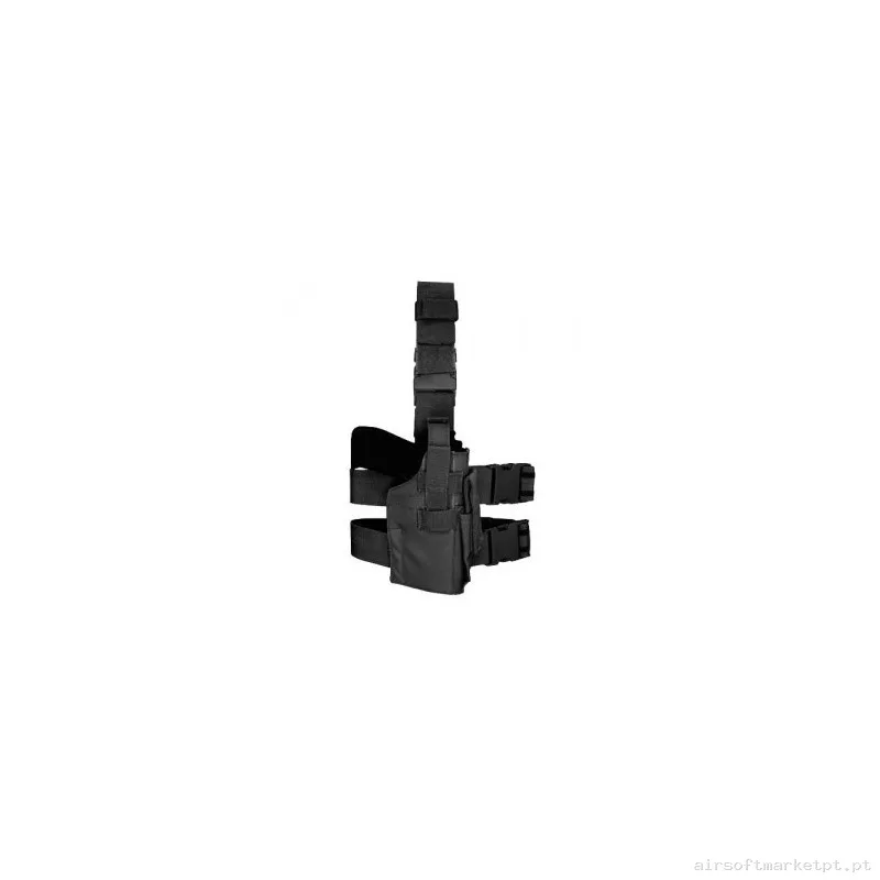 Pistolera Pernera Tornado - Negra — Coletes & Rigs — Airsoft Market PT