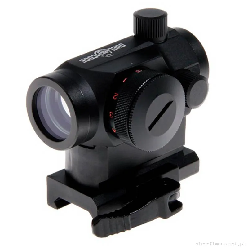 Mira Ponto vermelho T1 Duel Code G2 QD negro — Miras & Ópticas — Airsoft Market PT