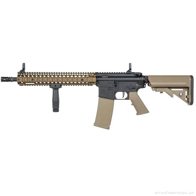 Réplica AEG M4 Specna Arms Mk18 Daniel Defense SA-P26 Prime Aster II ETU Chaos Bronze — Rifles de Assalto (AR/M4/AK) — Airsoft Market PT
