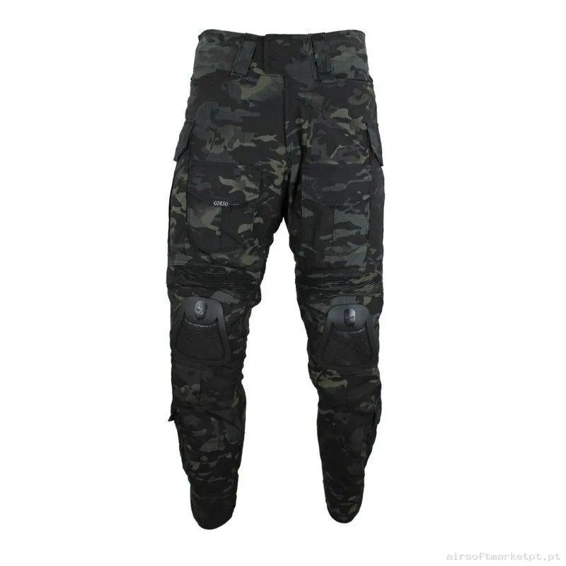 Pantalón Corso Blackbeard Combate Multicam Black - XL — Vestuário (Fardas) — Airsoft Market PT