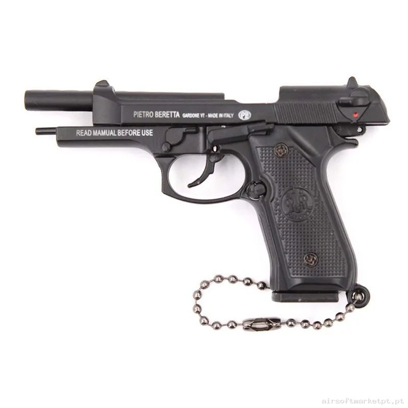 Llavero Funcional Pistola B92f 7.5 Cm Negra — Acessórios & Componentes — Airsoft Market PT (foto 4)