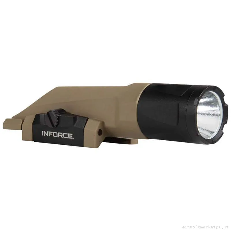 Lanterna Tática Inforce Wmlx White/Ir Gen 3 Dark Earth — Lanternas & Lasers — Airsoft Market PT