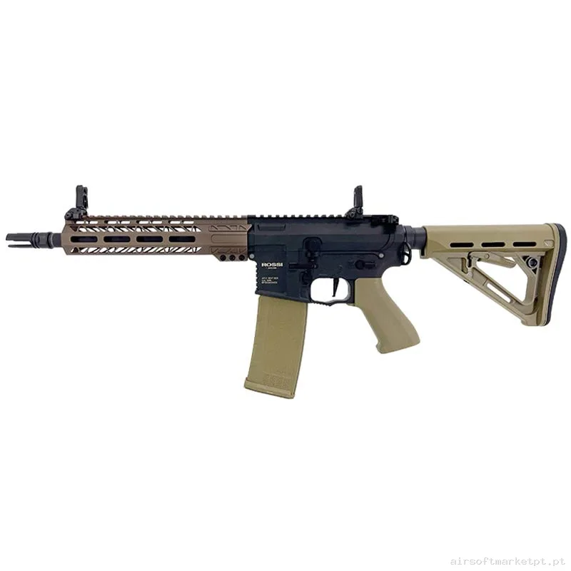 Réplica airsoft AEG M4 Rossi Sentinel Delta negra/Tan — Rifles de Assalto (AR/M4/AK) — Airsoft Market PT