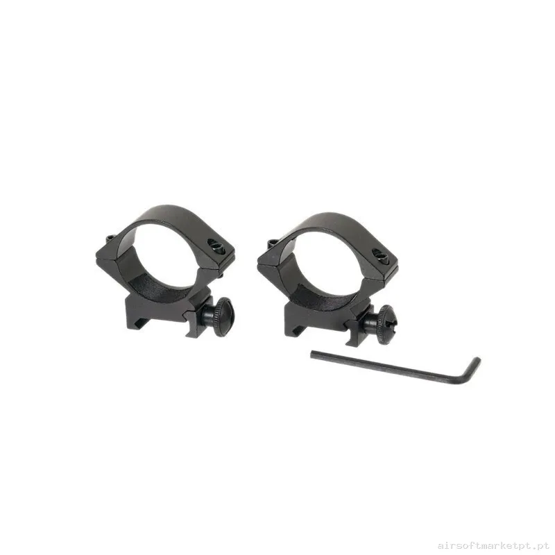 Anillas 30mm bajas — Miras & Ópticas — Airsoft Market PT