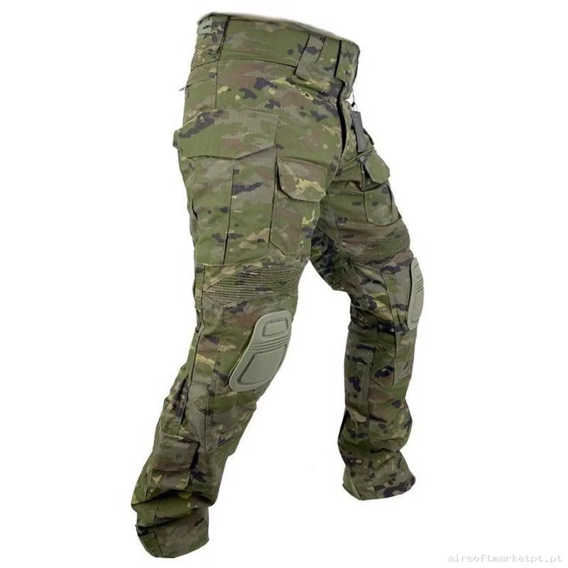 Pantalón Combate Conquer Dlx Boscoso Pixelado - M — Vestuário (Fardas) — Airsoft Market PT