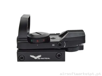 Mira laser de ponto vermelho JS Tactical — Lanternas & Lasers — Airsoft Market PT