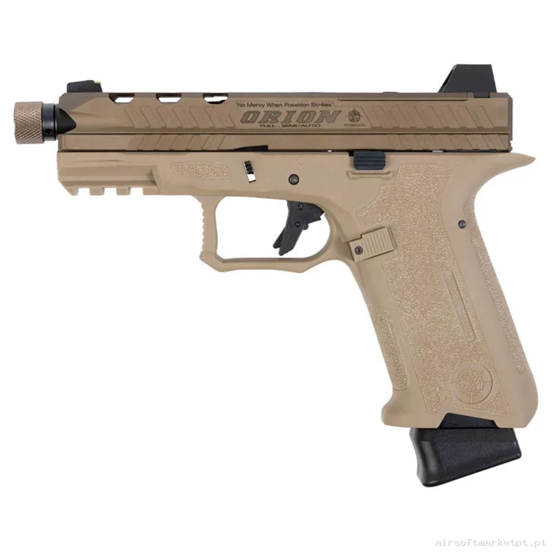 Réplica GBB Pistola G19 Poseidon Orion 1 Performance tan — Pistolas — Airsoft Market PT