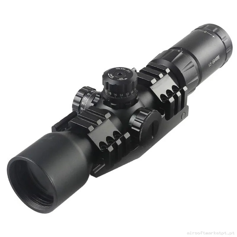 Mira telescópica 1.5-5X40 Moa Tracker Asos5001p negra — Miras & Ópticas — Airsoft Market PT