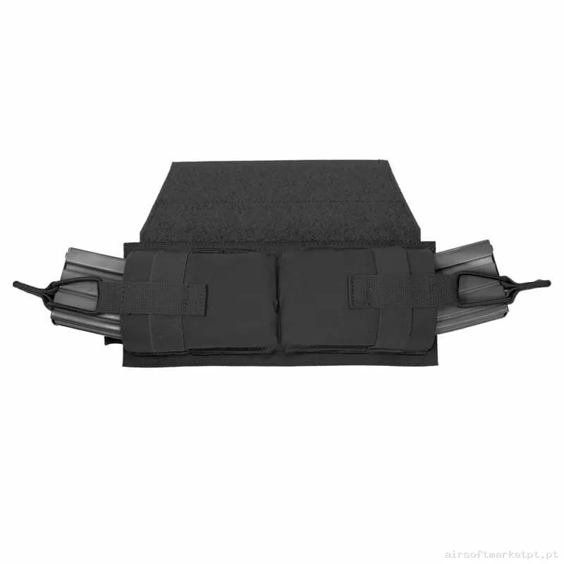 Pouch Magazine Pouch Doble M4 Warrior Assault Horizontal Velcro Mag negro — Coletes & Rigs — Airsoft Market PT