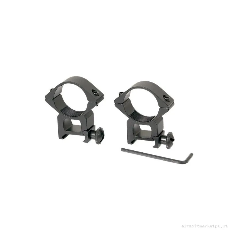 Anillas 30mm altas — Miras & Ópticas — Airsoft Market PT