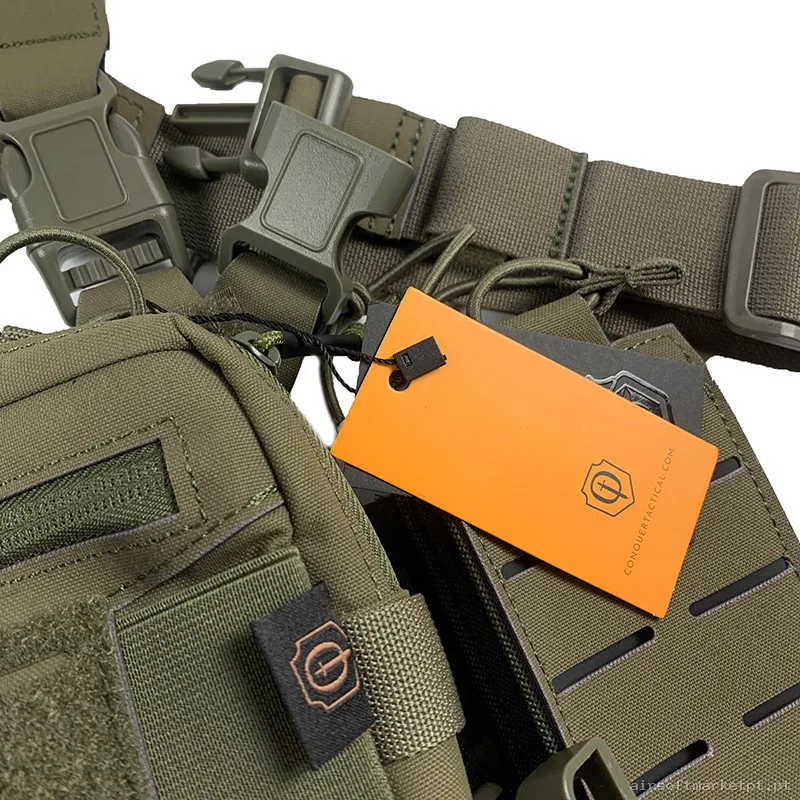 Chaleco Chest Rig Titan Conquer ranger green — Coletes & Rigs — Airsoft Market PT (foto 4)
